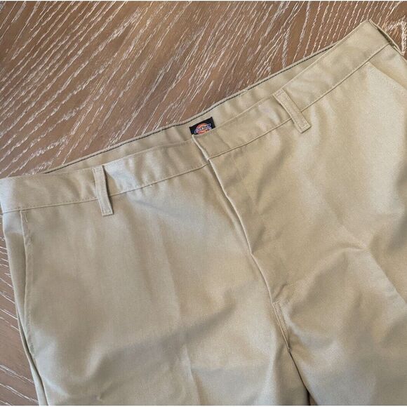 NEW DICKIES 38x34 KHAKI Original Fit Twill Trousers Work Pants Mens FAST SHIP‎ - Picture 1 of 8